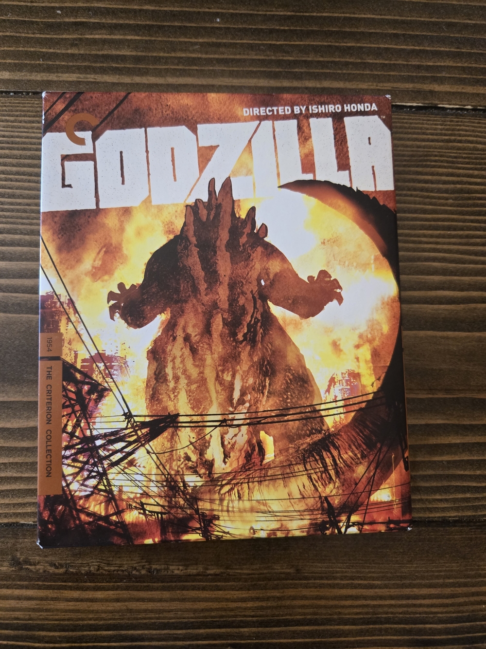 Godzilla Criterion Collection Blu-ray - Fiery Orange Cover